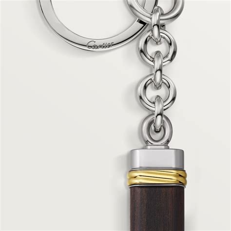 Louis Cartier Vendôme “Touch Wood” key ring